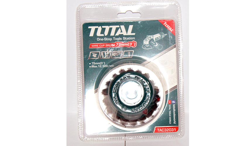 Escobilla de copa metálica para esmeril